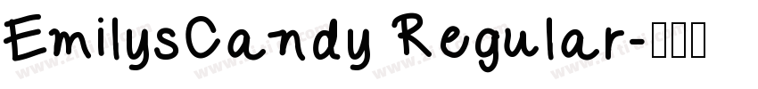 EmilysCandy Regular字体转换